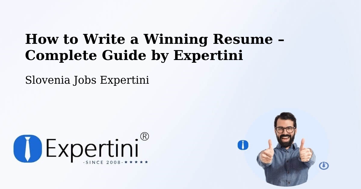 Resume Writing Guide for Job Seekers – Prade - Prade, Slovenia Jobs Expertini